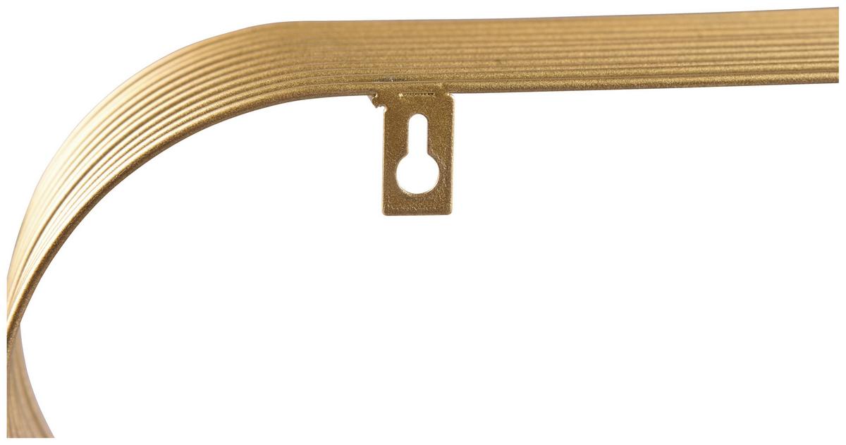 Wandregal Jessica in Goldfarben - Goldfarben, MODERN, Metall (43/18/10cm) - Mömax