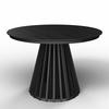 UITSCHUIFBARE TAFEL ENNIO - Zwart, Modern, Houtcomposiet/Hout (120-200/120/76cm) - Bessagi Home