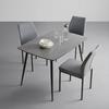 STOL MIA -BASED- - grå/svart, Basics, metall/textil (44/90/56cm) - Based
