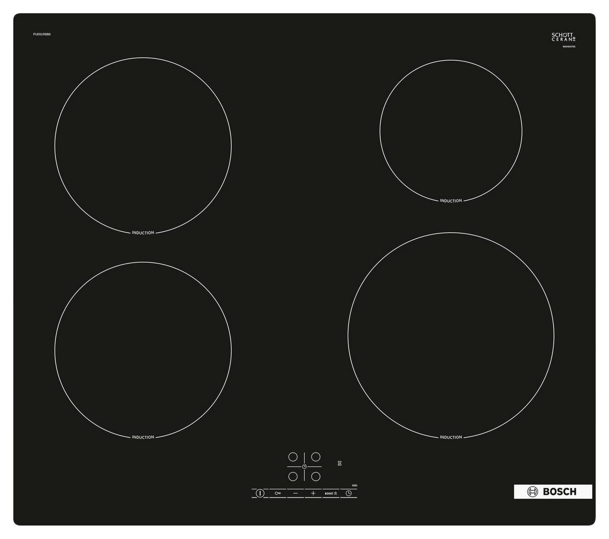 Backofenset HBD234FB65 in Schwarz - Schwarz, Basics (60cm) - Bosch