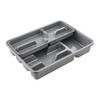 BESTICKLÅDA MANUELA - grå, Basics, plast (30/40/7cm) - Mömax