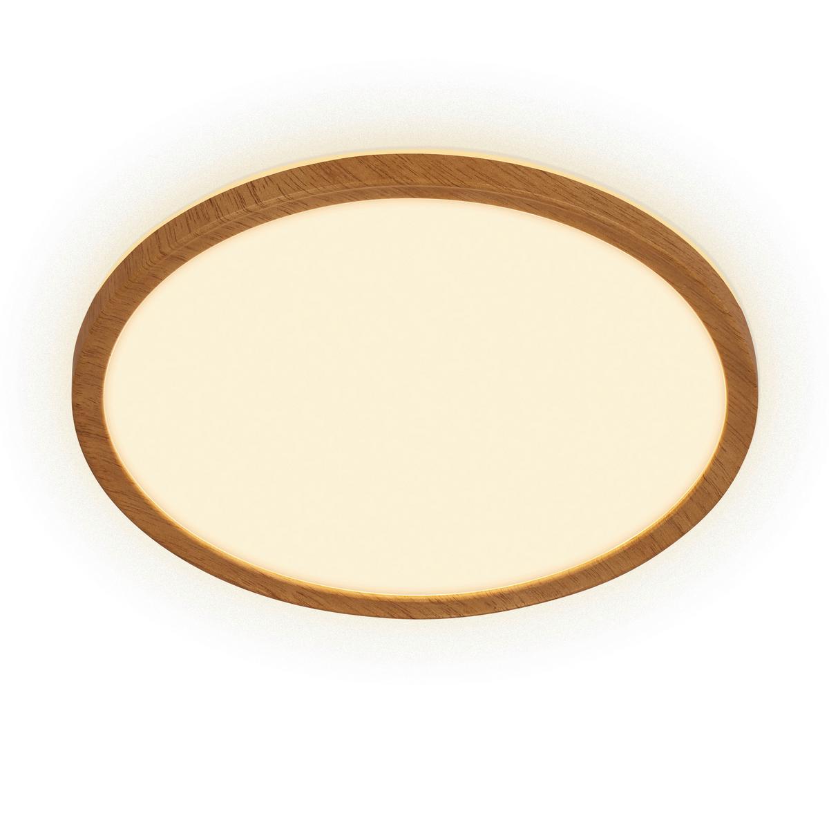 PANEL LED 7450314 TAVA WOOD - kolor dębowy, Modern, tworzywo sztuczne (29/3cm)