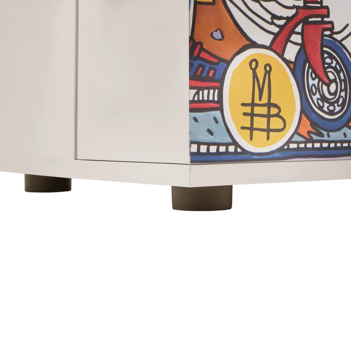 Omara Za Čevlje Move 02a - črna/večbarvno, Design, umetna masa/leseni material (100/110/34cm) - Mömax