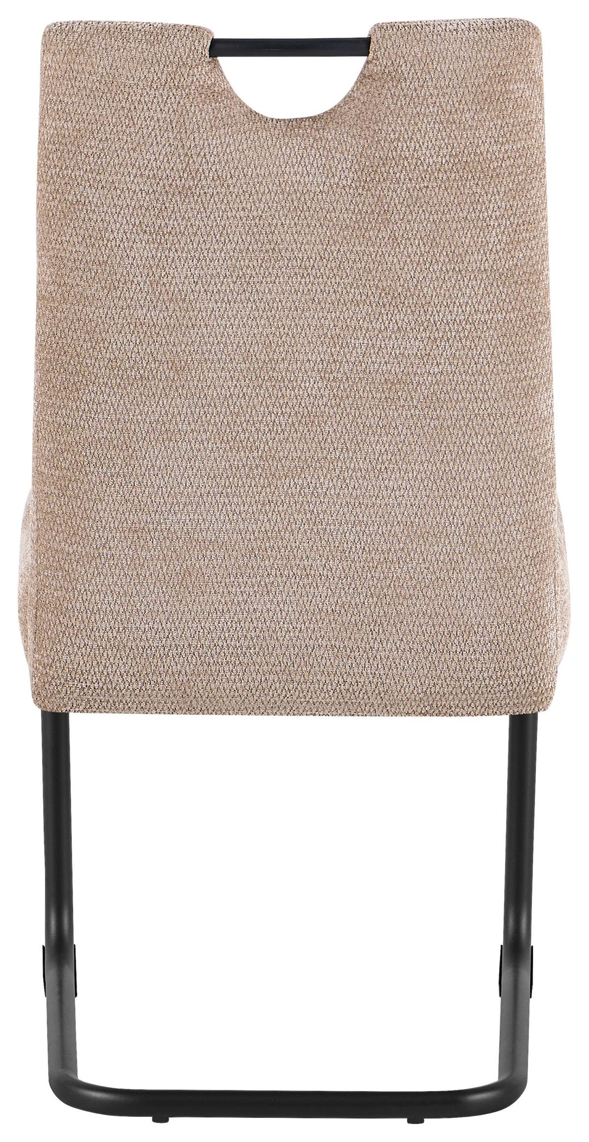 Stolica Pisa - svetlobraon/crna, Osnovno, metal (43/95/60cm) - Mömax