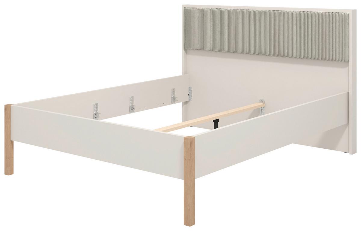 Ágykeret Belfort - kasmírszínű, Modern, faalapú anyag/textil (160/200cm)