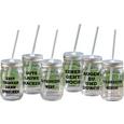 Trinkglas BBQ in verschiedenen Motiven - Transparent, LIFESTYLE, Glas (8/13cm)