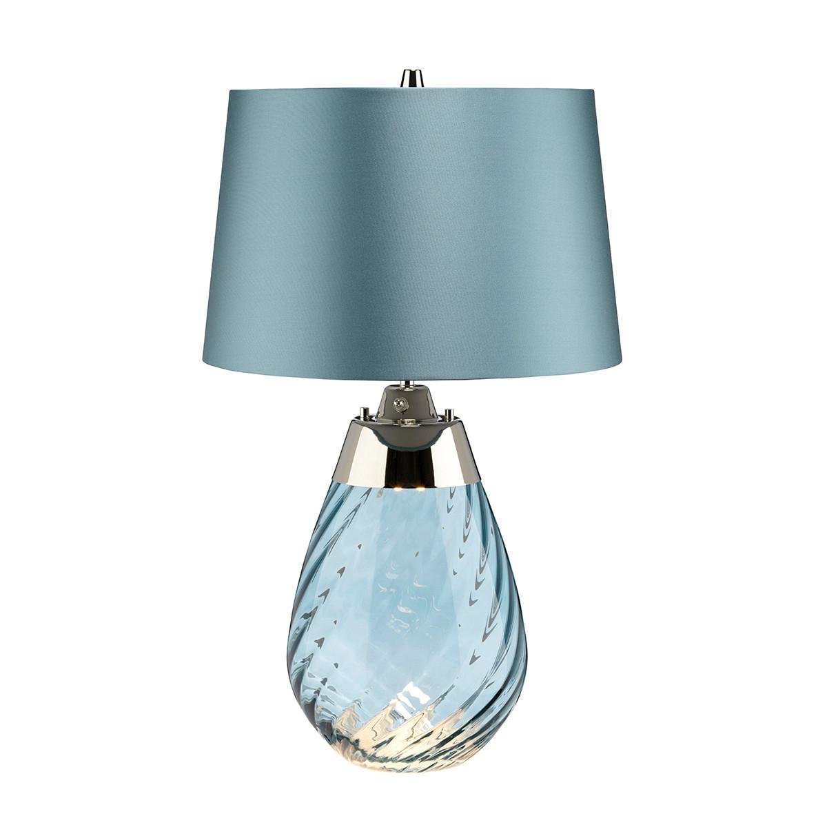 Asztali Lámpa Lena-Tl-S-Blue - kék, Konventionell (35/60.5cm) - Elstead Lighting