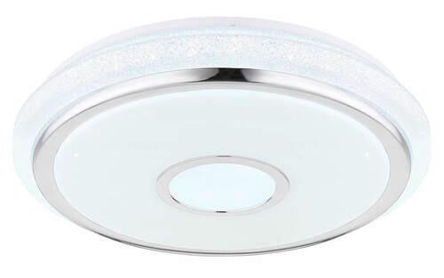 LED-DECKENLEUCHTE 48389-40 DANI - Chromfarben/Weiss, Basics, Kunststoff (50/9.5cm) - Globo