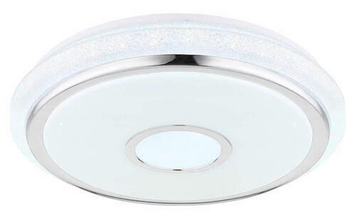 LED-DECKENLEUCHTE 48389-40 DANI - Chromfarben/Weiss, Basics, Kunststoff (50/9.5cm) - Globo