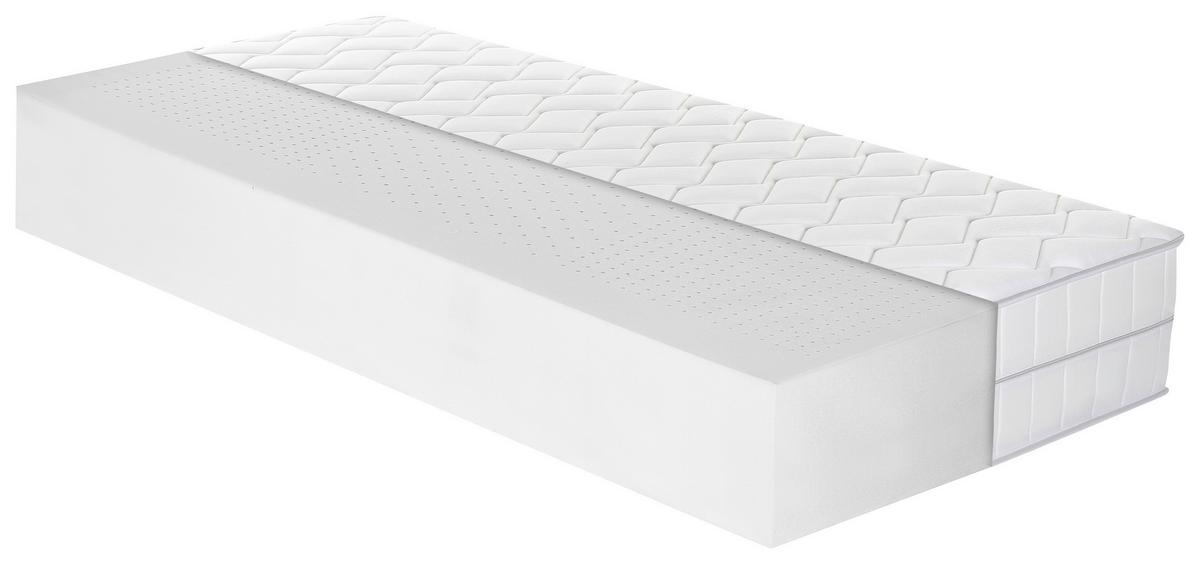 Kaltschaummatratze Luxus 29 H2/3 ca. 90x200cm - Weiß, Basics, Textil (90/200cm) - MID.YOU