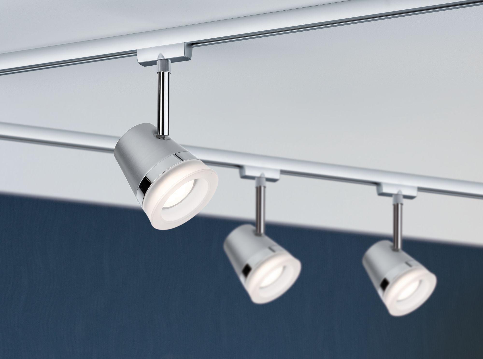Schienensystem-Strahler Spot Cone max. 10 Watt - Chromfarben, Design, Metall (18/9cm) - Paulmann