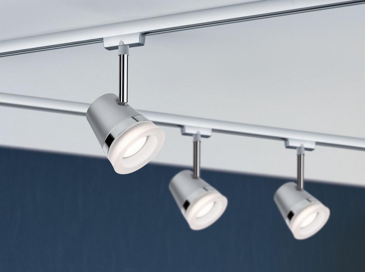 Schienensystem-Strahler Spot Cone max. 10 Watt - Chromfarben, Design, Metall (18/9cm) - Paulmann