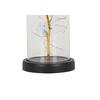 LED-DEKORATIONSLAMPA FLOWI - svart/transparent, Modern, plast (11/21cm) - Mömax