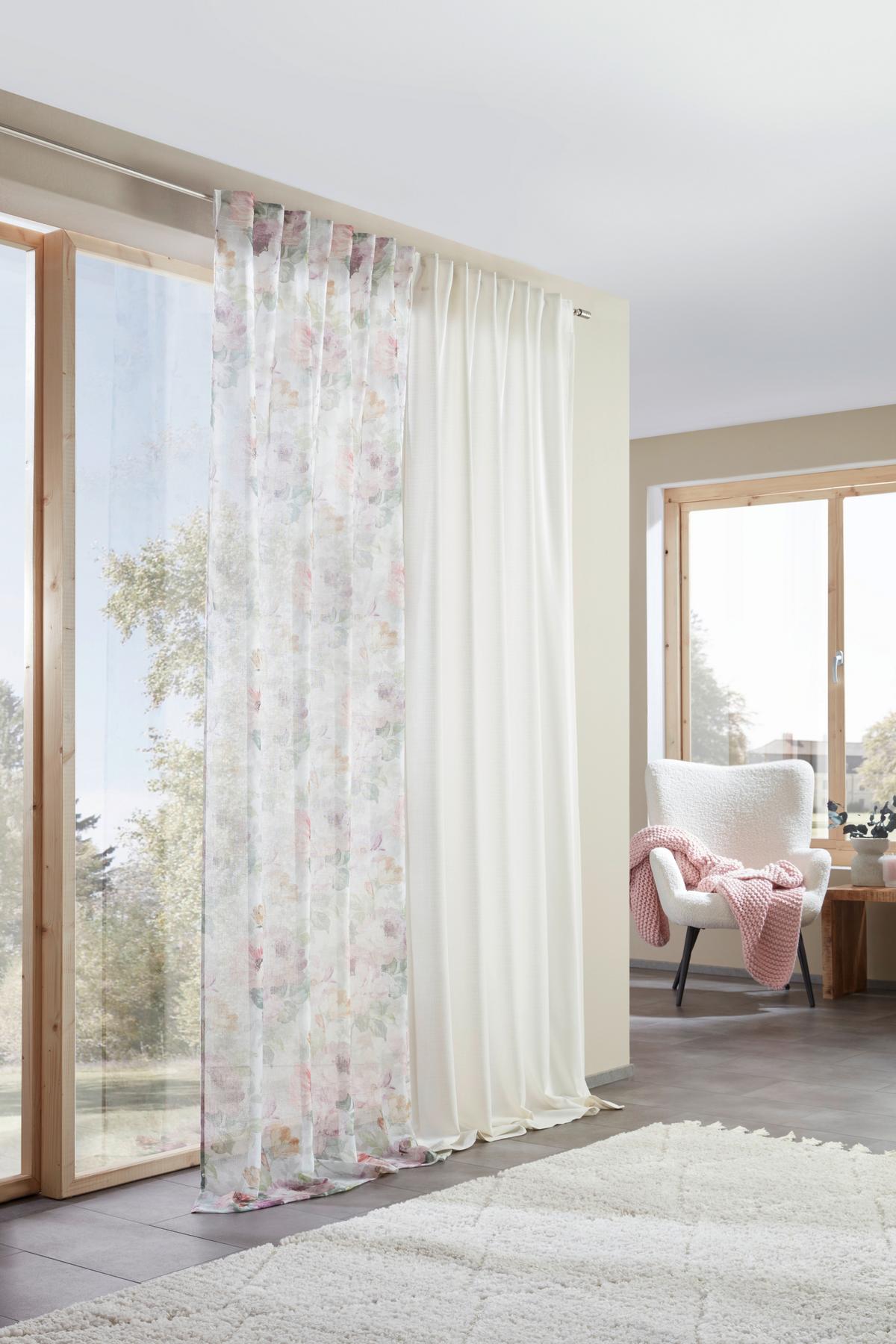 Készfüggöny Leo 135/255 - natúr színű, textil (135/255cm) - Premium Living