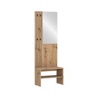 Ansamblu De Hol Charlie - stejar Artisan, Konventionell, material pe bază de lemn (60/180/37cm) - Modern Living