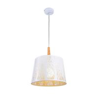 Pendelleuchte Lantern Weiß max. 60 Watt - Weiss, Trend, Holz/Metall (35/40cm) - MAYTONI