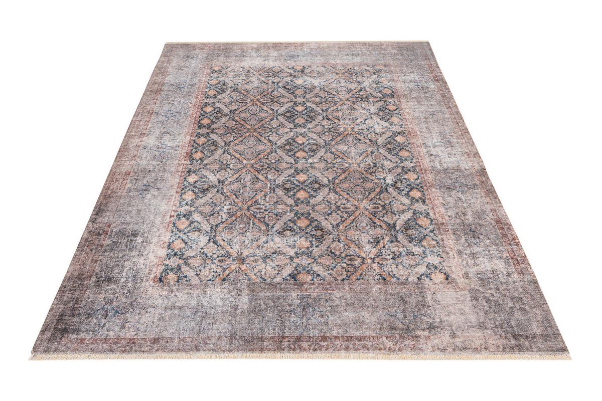 Vintage-teppich My Maurea 780 - Dunkelblau, Basics, Textil (120/170cm)