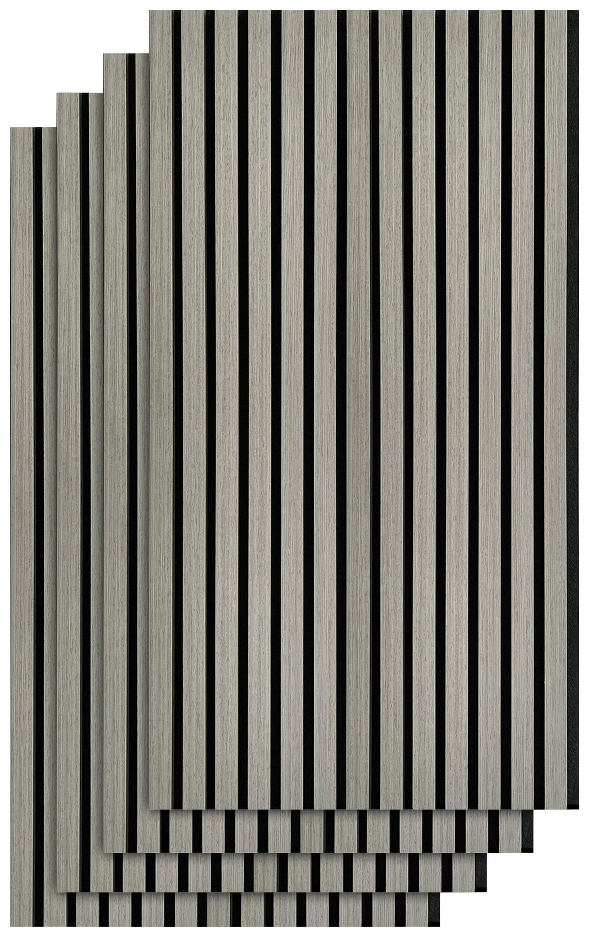 PANEL AKUSTYCZNY AKUSTIKPANEEL GREY OAK - szarobrązowy, Konventionell, tworzywo sztuczne/drewno (52/104/2,2cm)