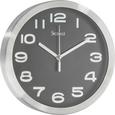 Wanduhr Lena, D: ca. 21cm - Creme/Schwarz, MODERN, Metall (21cm) - MÖMAX modern living