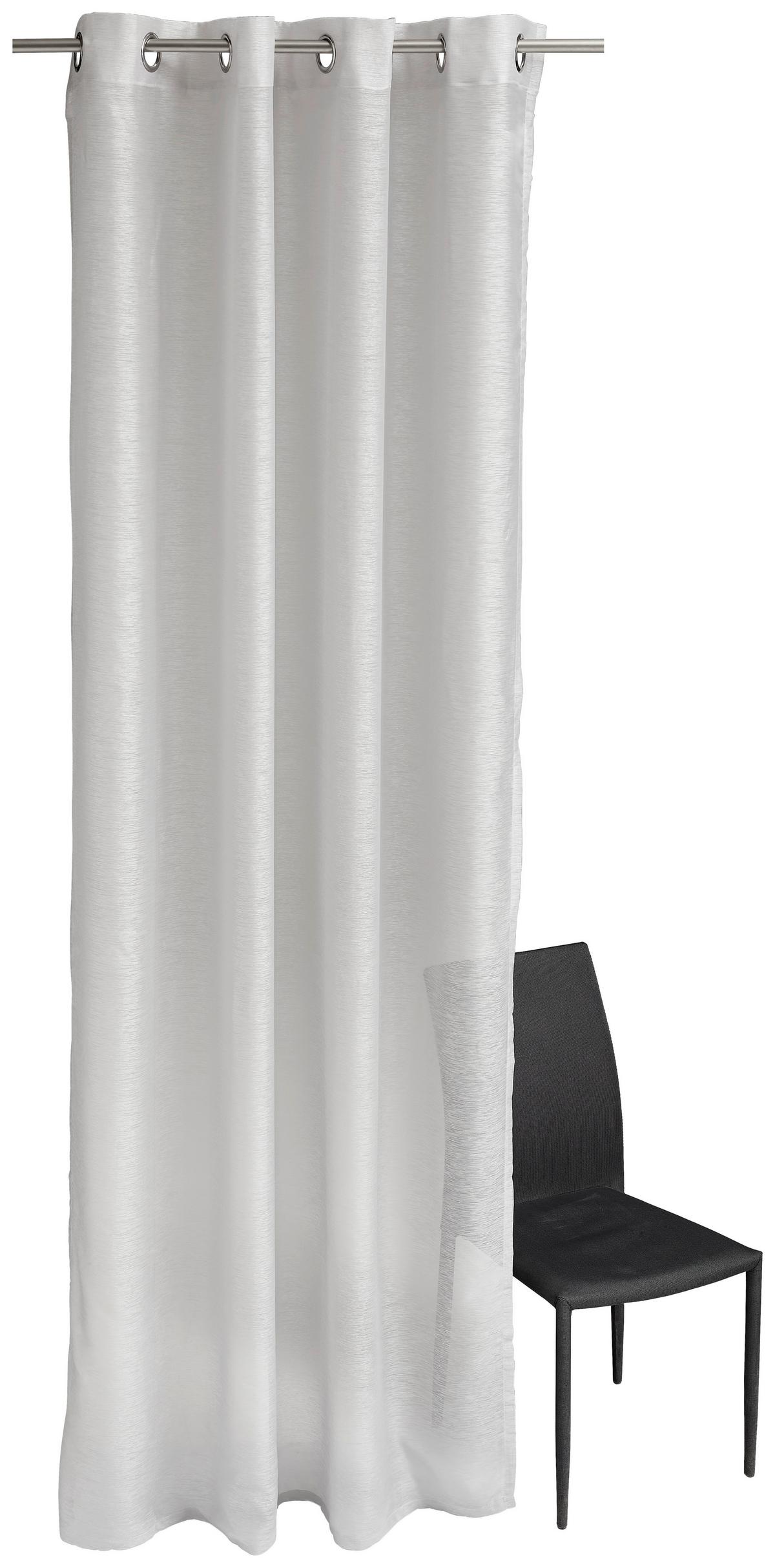 ZASŁONA NA PRZELOTKACH T-CLEAN TOM TAILOR - jasnoszary, Basics, tkanina (140/250cm) - Tom Tailor