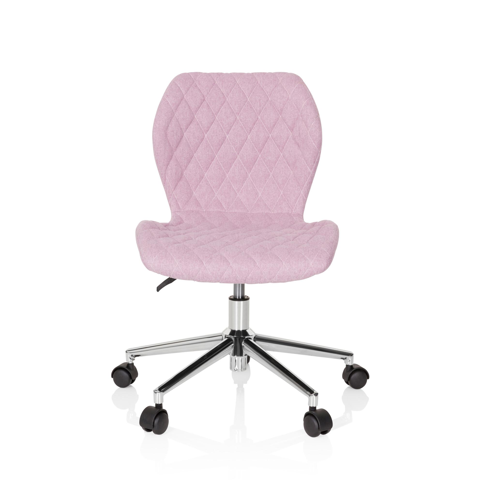 Jugenddrehstuhl Joy II ca. 47x73-83x43 cm Rosa - Rosa, Basics, Kunststoff/Textil (47/73-83/43cm) - MID.YOU