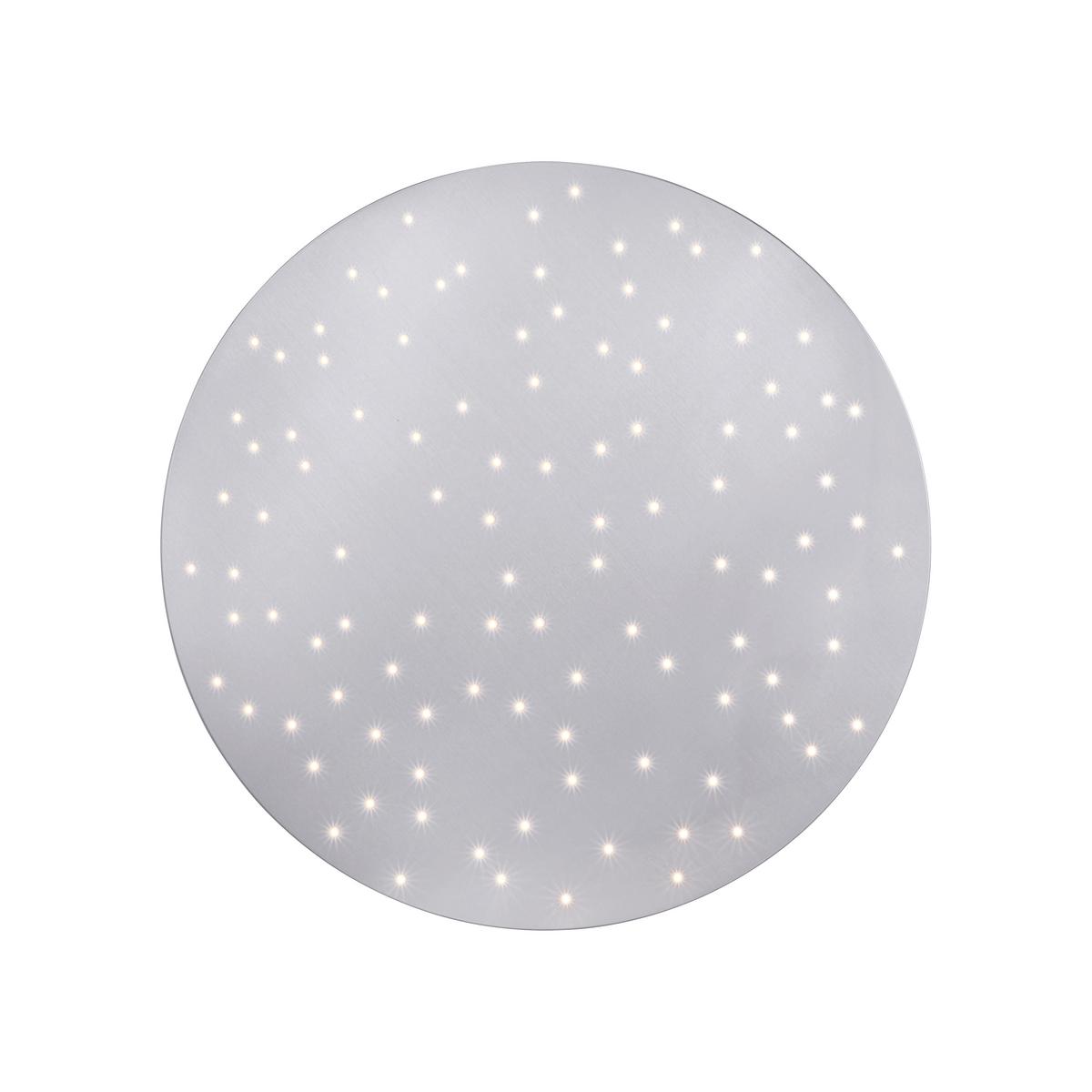 Deckenleuchte Sparkle max. 18 Watt - Silberfarben, Design, Metall (48/4cm)