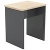 Tabure Esal, Antracit - bela/antracit, Moderno, leseni material (40/45/30cm) - MID.YOU
