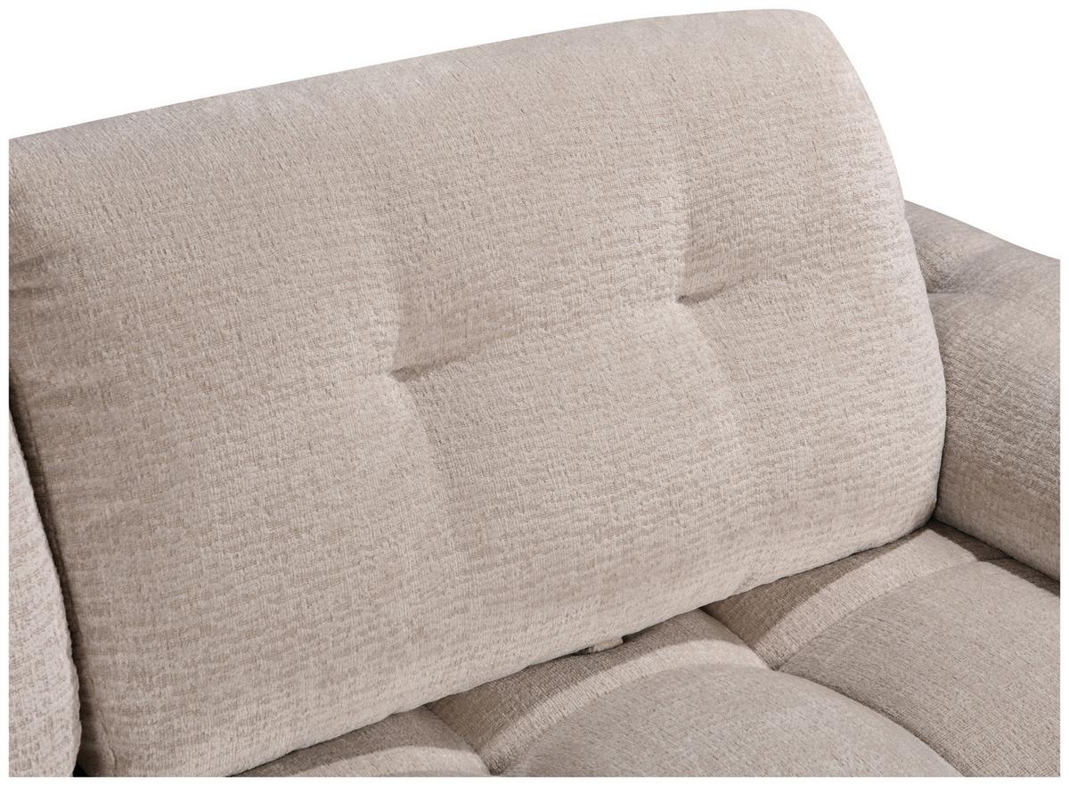 Sofa Alba - crna/sivo-bež, Moderno, drvo/tekstil (210/84/106cm) - Mömax