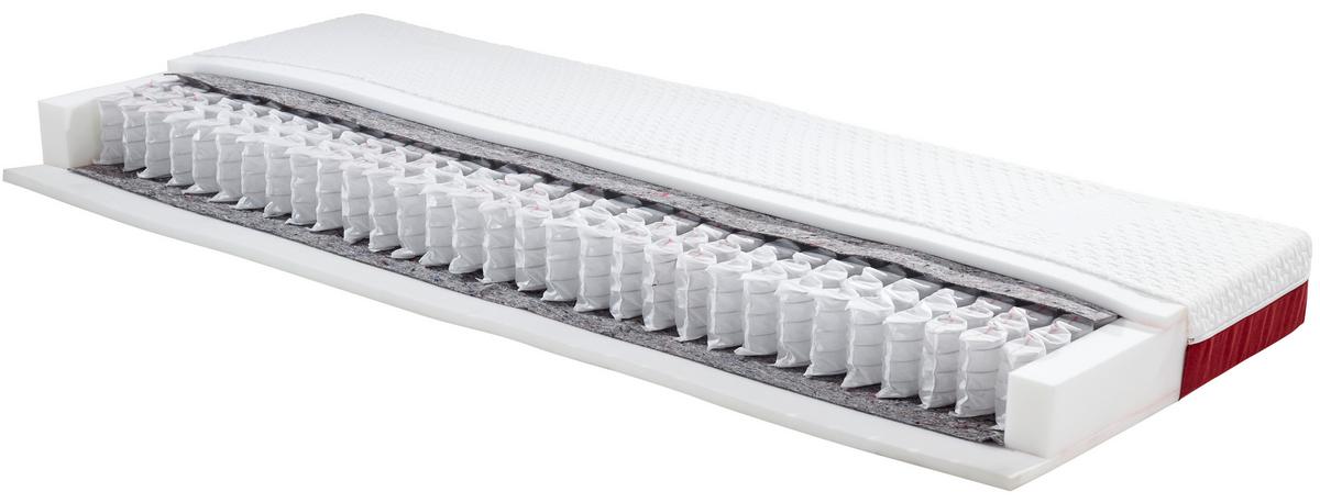 Madrac S Džep. Opruž. Jezgrom Enjoy - Mia - bijela/tirkizna, tekstil (90/200cm) - Primatex
