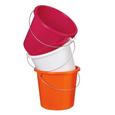Eimer Rosi - Pink/Orange, Kunststoff/Metall (23,2/20cm) - Based Eimer Rosi - Pink/Orange, Kunststoff/Metall (23,2/20cm) - Based