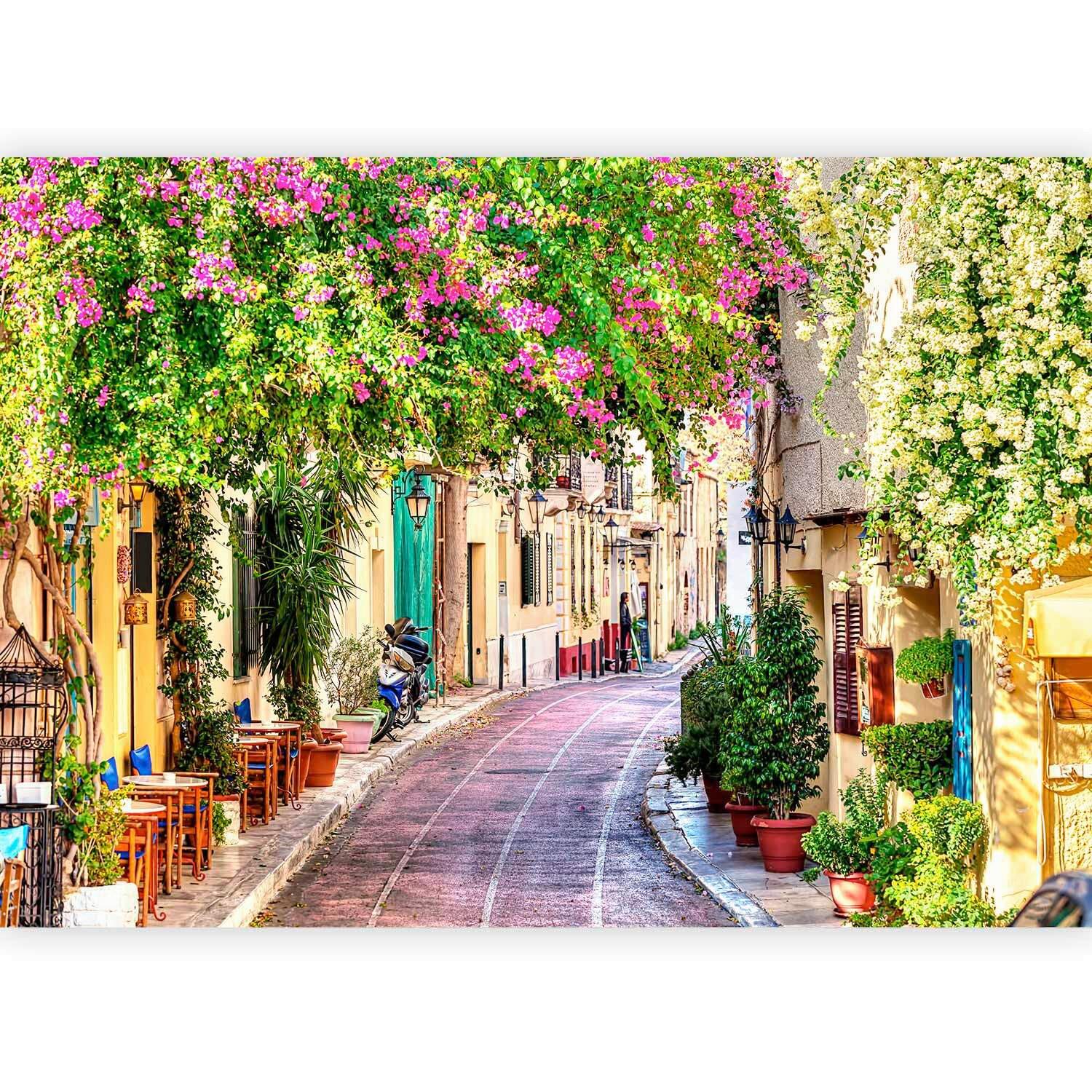 Fototapeta Tuscan Nooks And Crannies, 200x140cm - bela/večbarvno, Trendi, tekstil (200/140cm) - artgeist