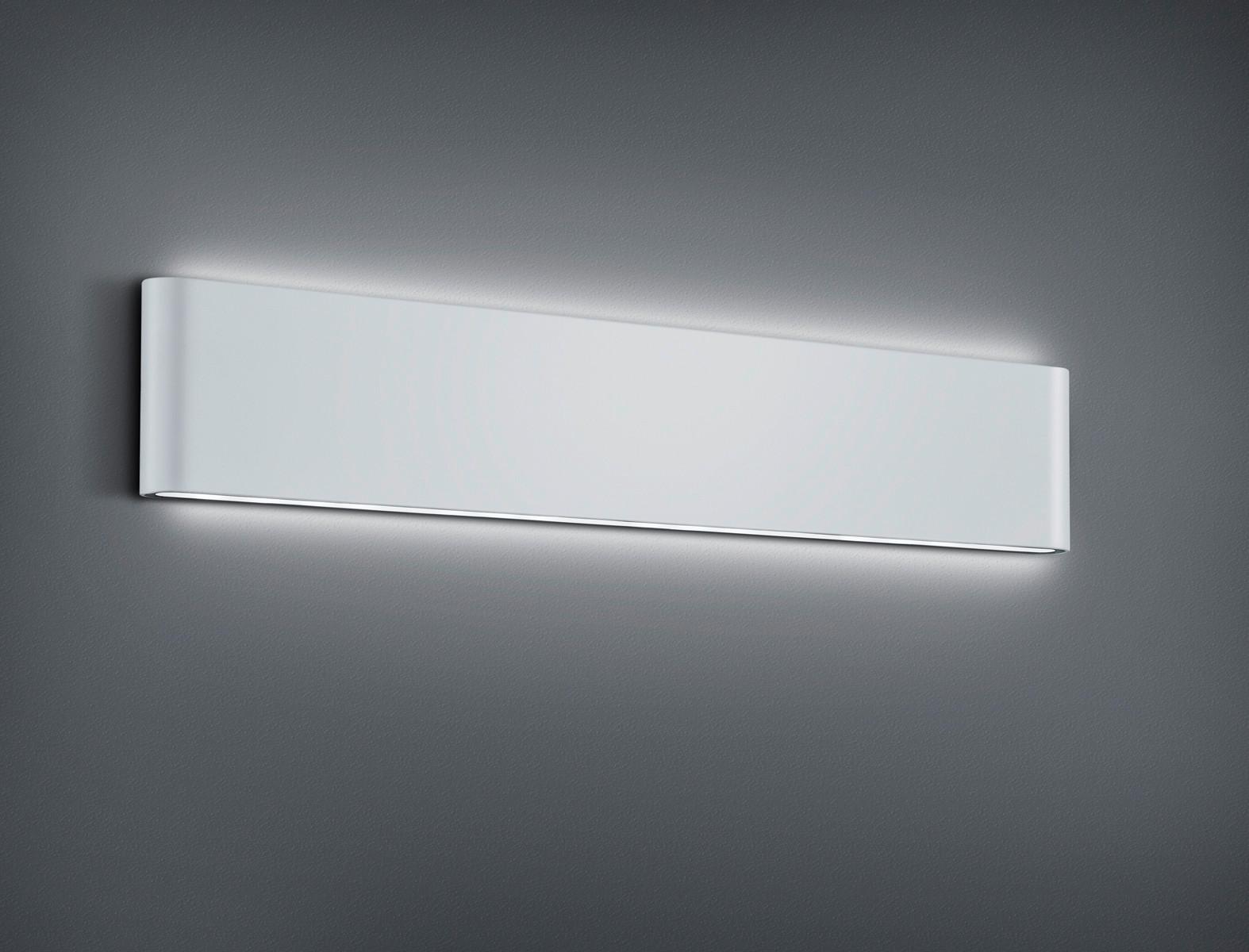 Außenwandleuchte Thames II in Weiß max. 8 Watt - Weiß, Design, Metall (46,5/9/4cm) - Trio Leuchten
