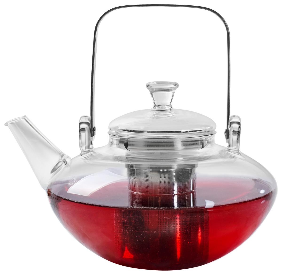 IMBRYK DO HERBATY JR-2503 - przejrzysty, Basics, metal/szkło (1200ml) - Novel