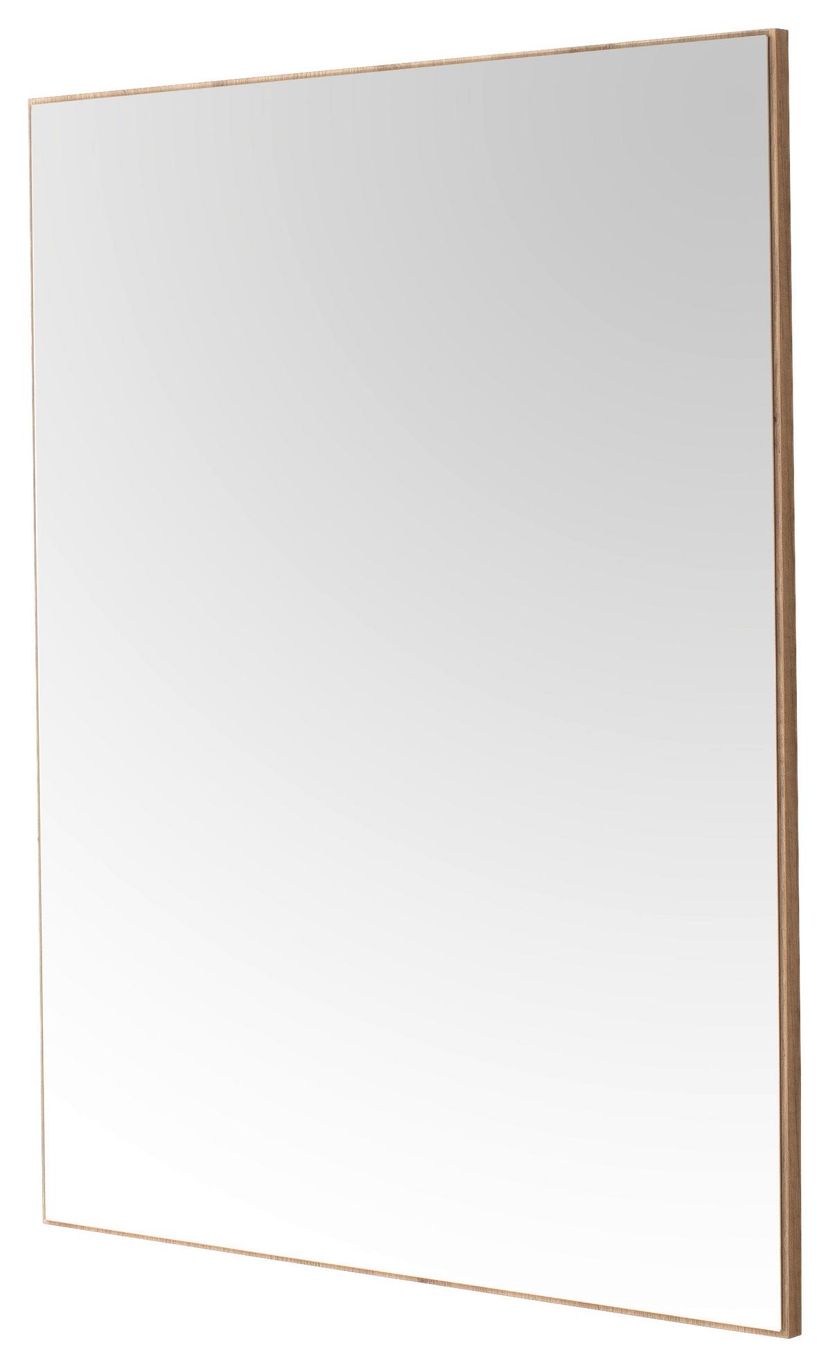 Wandspiegel ca. 75x87x2cm - Eichefarben, MODERN, Glas/Holzwerkstoff (75/87/2cm) - Premium Living