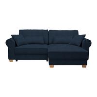 Wohnlandschaft Angelo Dunkelblau - Dunkelblau, MODERN, Holz/Holzwerkstoff (255/92/185cm) - Mömax