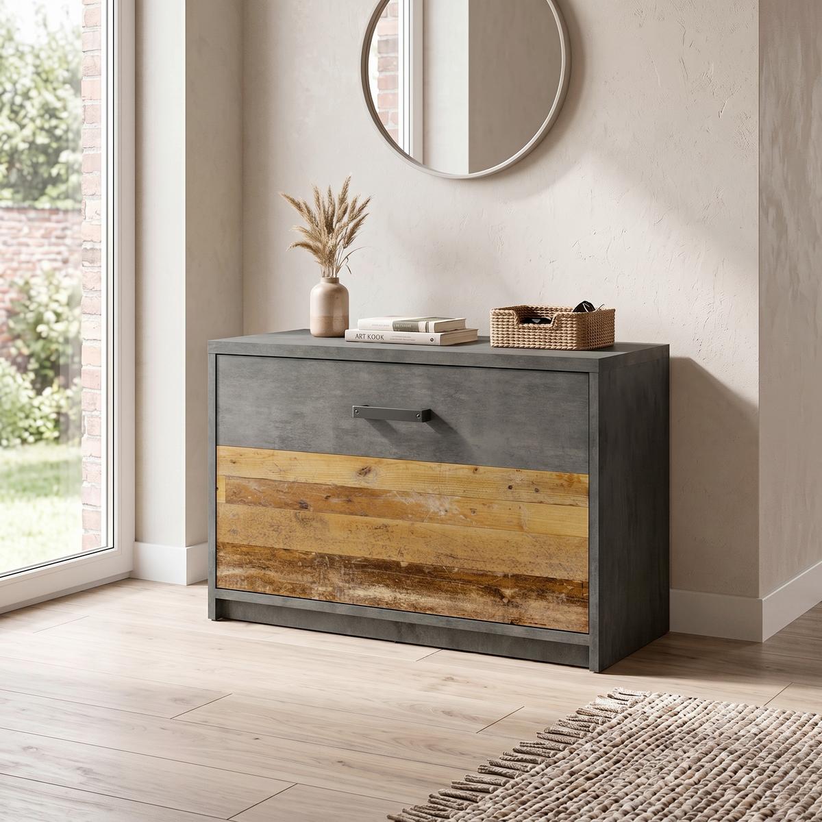 Komoda Perugia - Trend, drvni materijal/plastika (79,9/49,5/34cm) - Modern Living