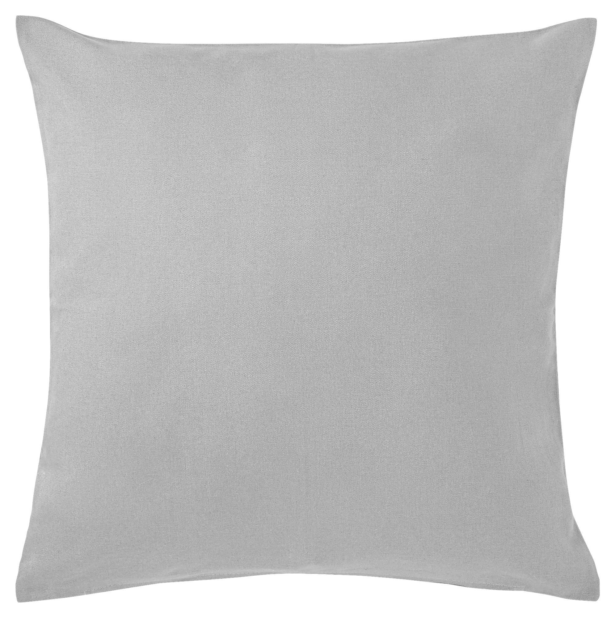 POSZEWKA NA PODUSZKĘ PANAMA - kolor srebrny/jasnoszary, Basics, tkanina (50/50cm) - Bio:Vio