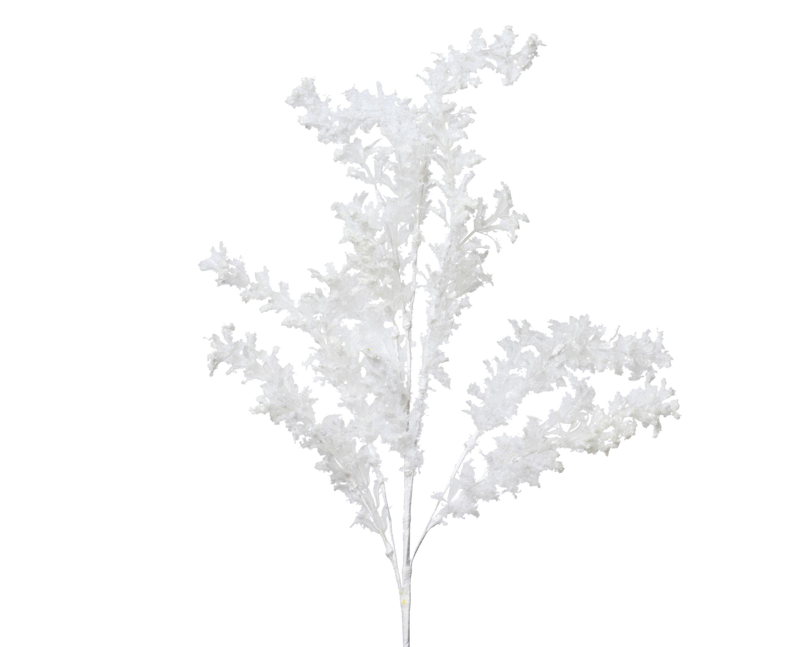 Ramură decorativă Sandra - alb, Basics, plastic (7/3/75cm)