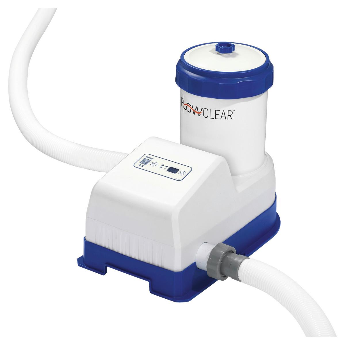 POMPA FILTRUJĄCA SMART TOUCH WIFI FILTER PUMP - niebieski/biały, Konventionell, tworzywo sztuczne/metal (43,5/30/37,5cm) - Bestway