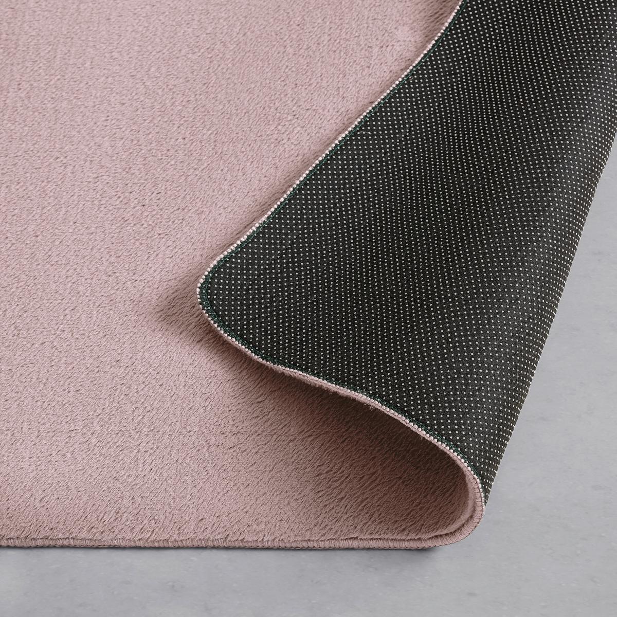 Fellteppich Pälsa - Rosa, Konventionell, Textil (120/170cm) - Based
