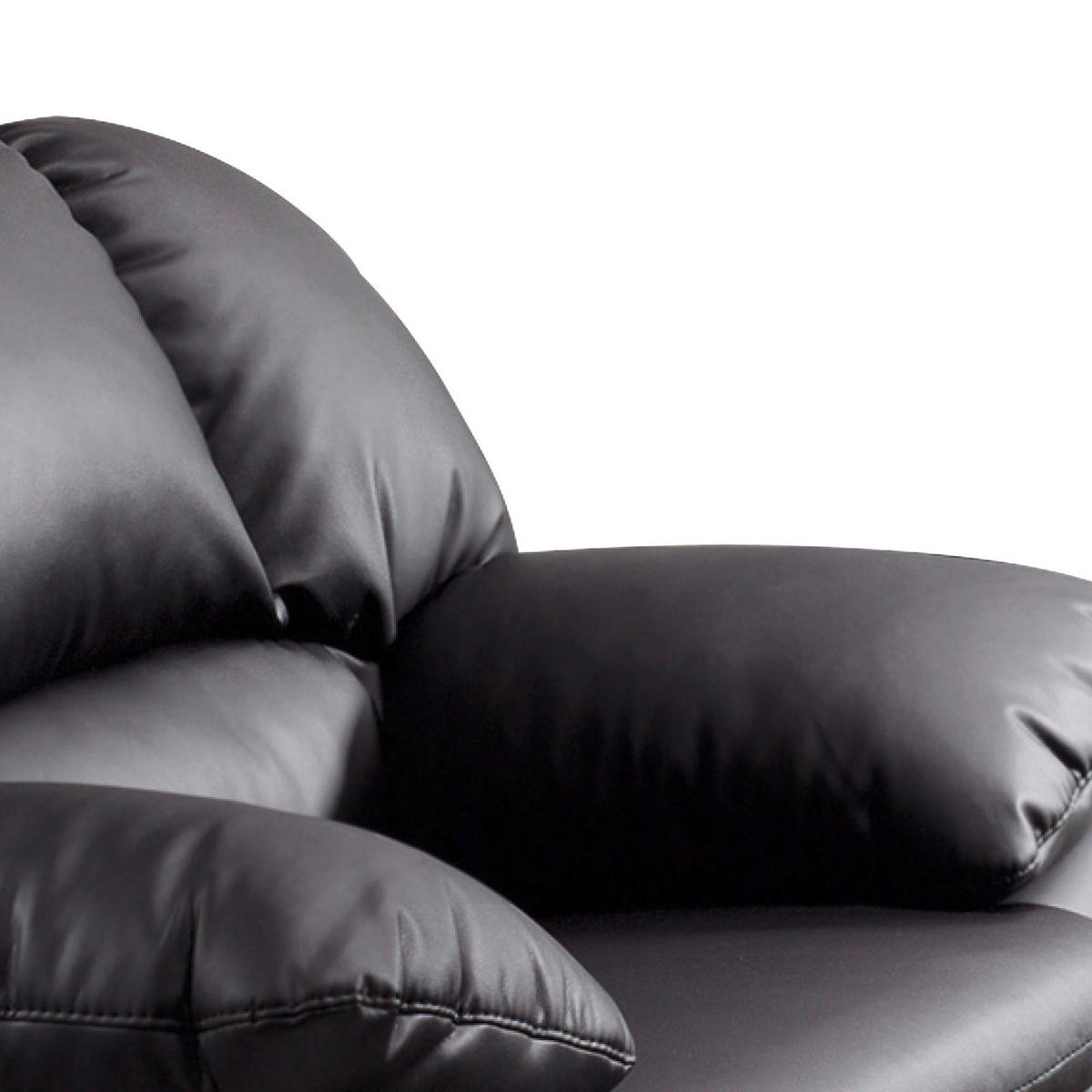 Sessel in Schwarz ´CASINO I ´ - Schwarz, KONVENTIONELL, Kunststoff/Textil (109/88/92cm) - MID.YOU
