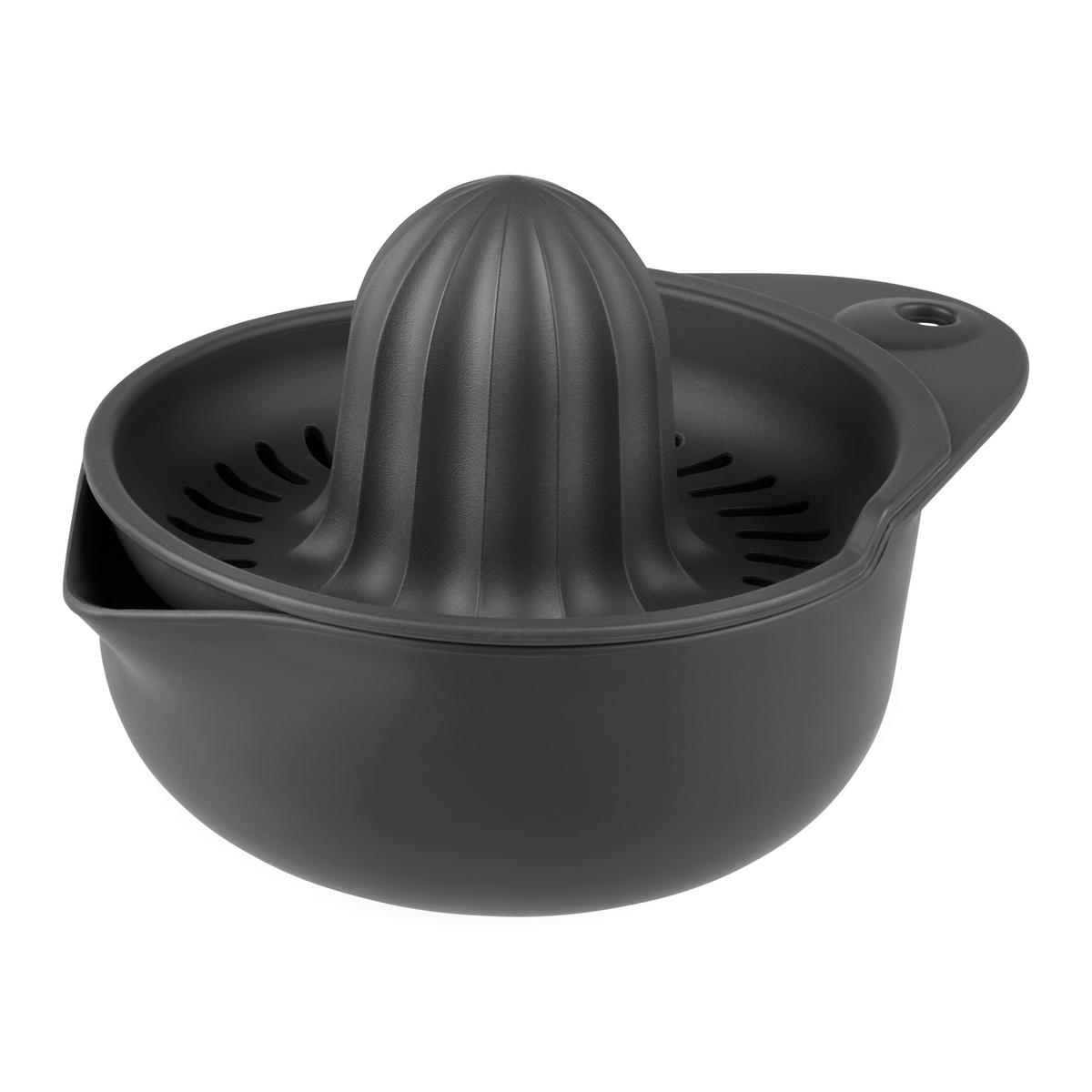 Zitronenpresse Kiki Dunkelgrau - Dunkelgrau, KONVENTIONELL, Kunststoff (14,5/11cm) - Mömax