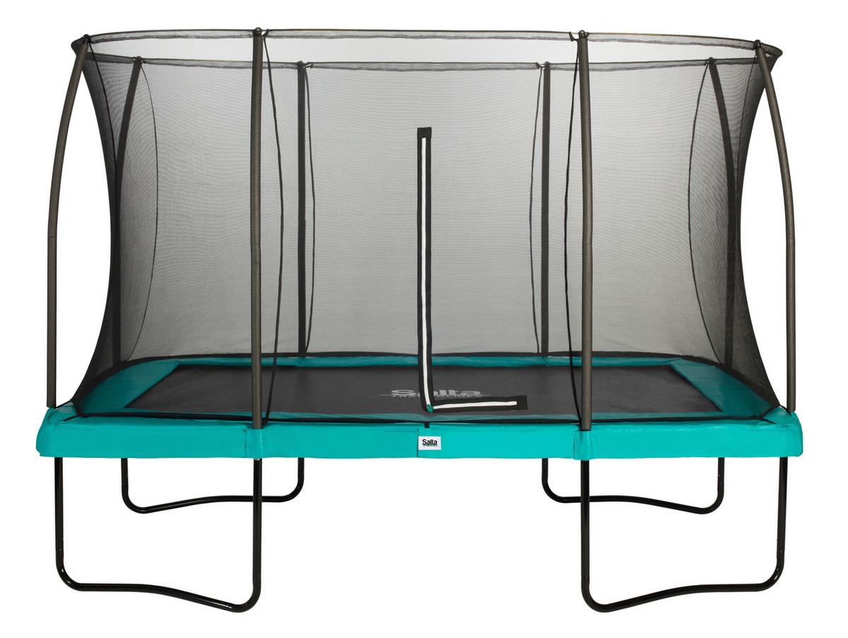 Trampolin Salta Comfort rechteckig ca. 244x366cm - Grün, Basics, Metall (244/366cm) - Salta