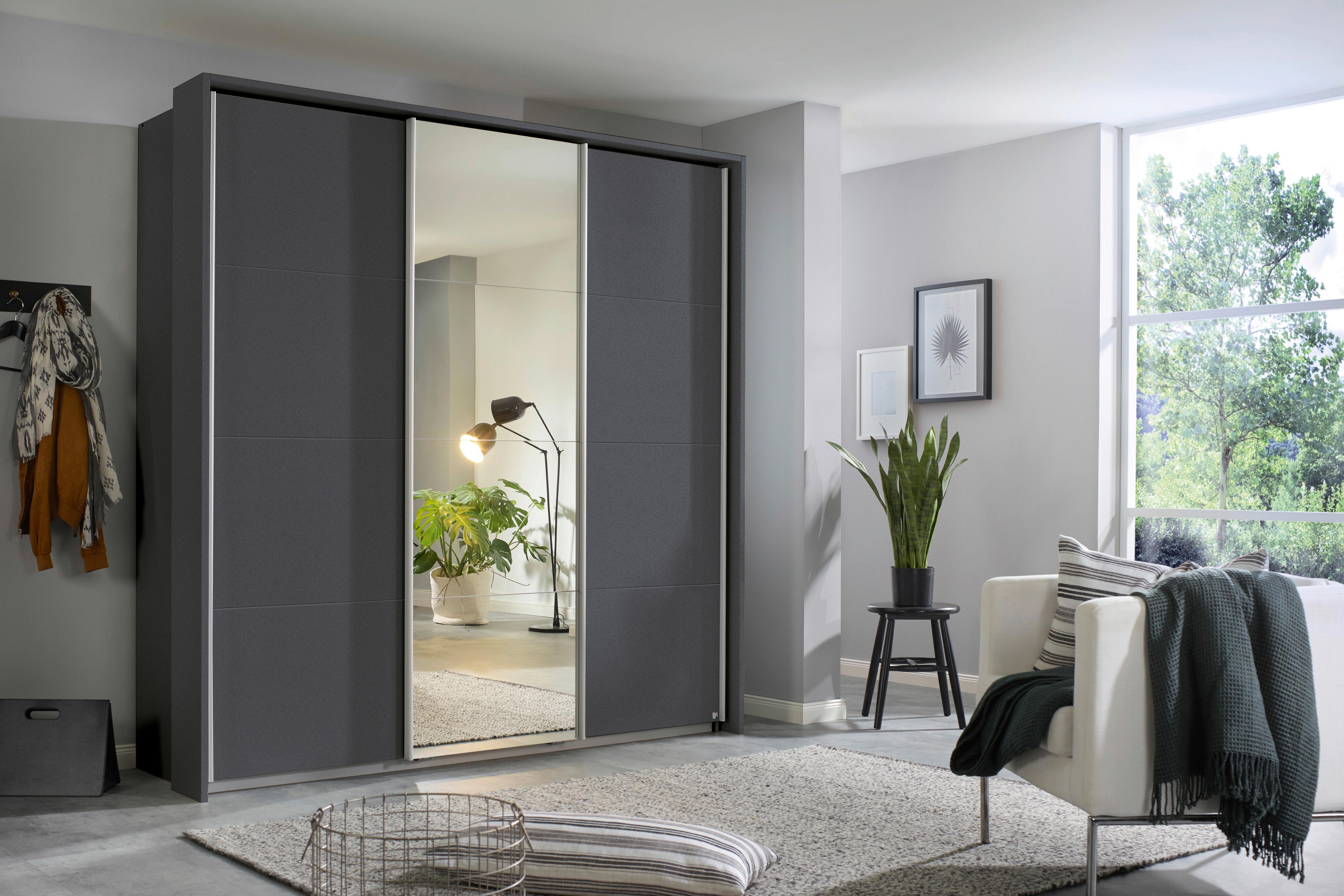 Ramă pentru dulap MIAMI - gri, Modern, material pe bază de lemn (211/214/64cm)