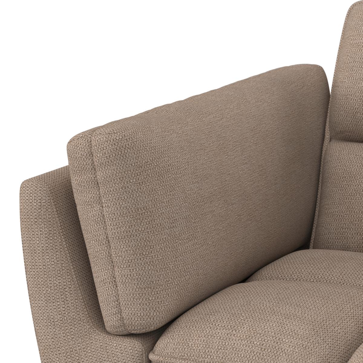 Kanapéágy Cora - barna, Modern, textil/fa (214/92/81cm) - Bessagi Home
