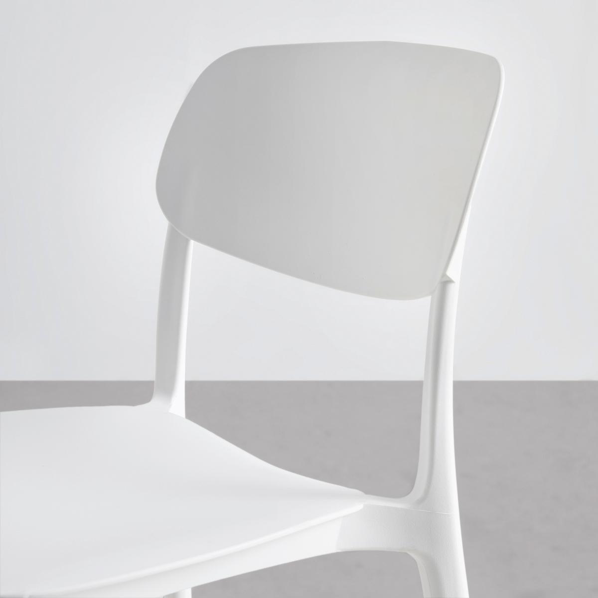 Stolica Jiri - bela, Moderno, plastika (44/78/49cm) - Based
