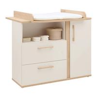 Wickelkommode Dolce Bambino Kaschmirfarben - Kaschmir, KONVENTIONELL, Holz/Holzwerkstoff (117/104/41-78cm) - Roba