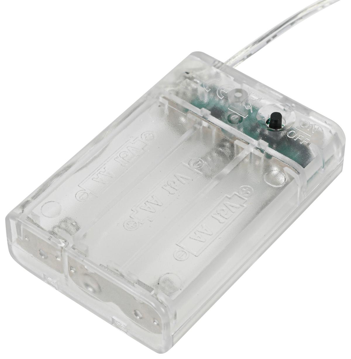 LED-Dekoleuchte Giga Pearl Effekt max. 1,6 Watt - Transparent/Rot, MODERN, Kunststoff (11/11,5/13,5cm) - Mömax