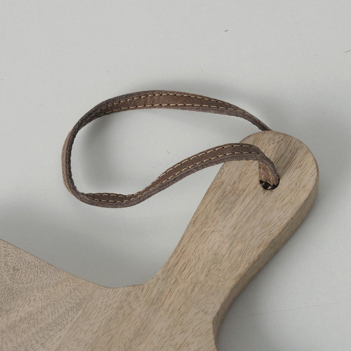 Dekotablett Mandalia I in Naturfarben - Naturfarben, Basics, Holz (50/2/25cm) - Modern Living