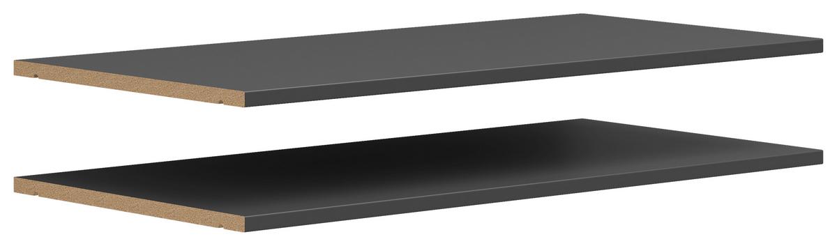 Einlegeboden Multistauraum Graphitfarben - Graphitfarben, Modern, Holzwerkstoff (77/1,5/36cm) - Premium Living